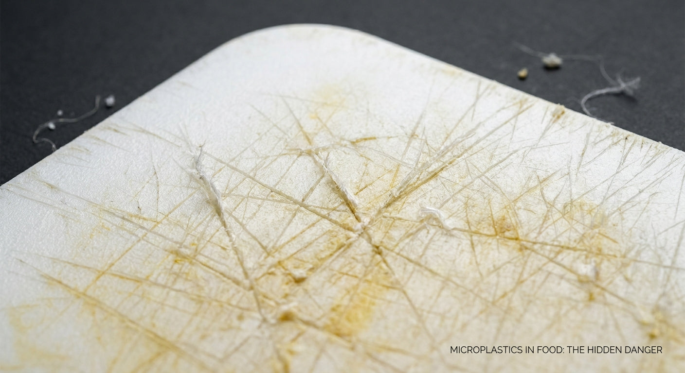 Planche en plastique rayée